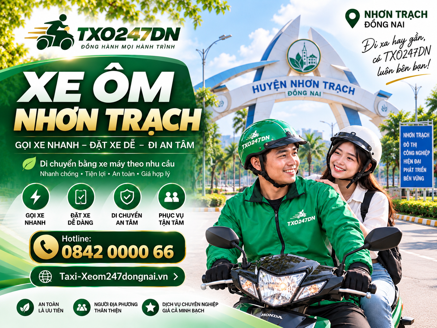 Xe Ôm Nhơn Trạch
