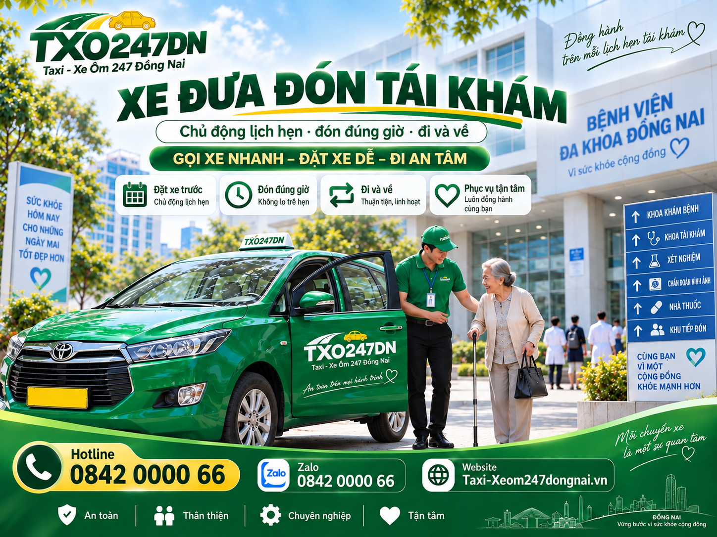 Taxi Đưa Đón Tái Khám