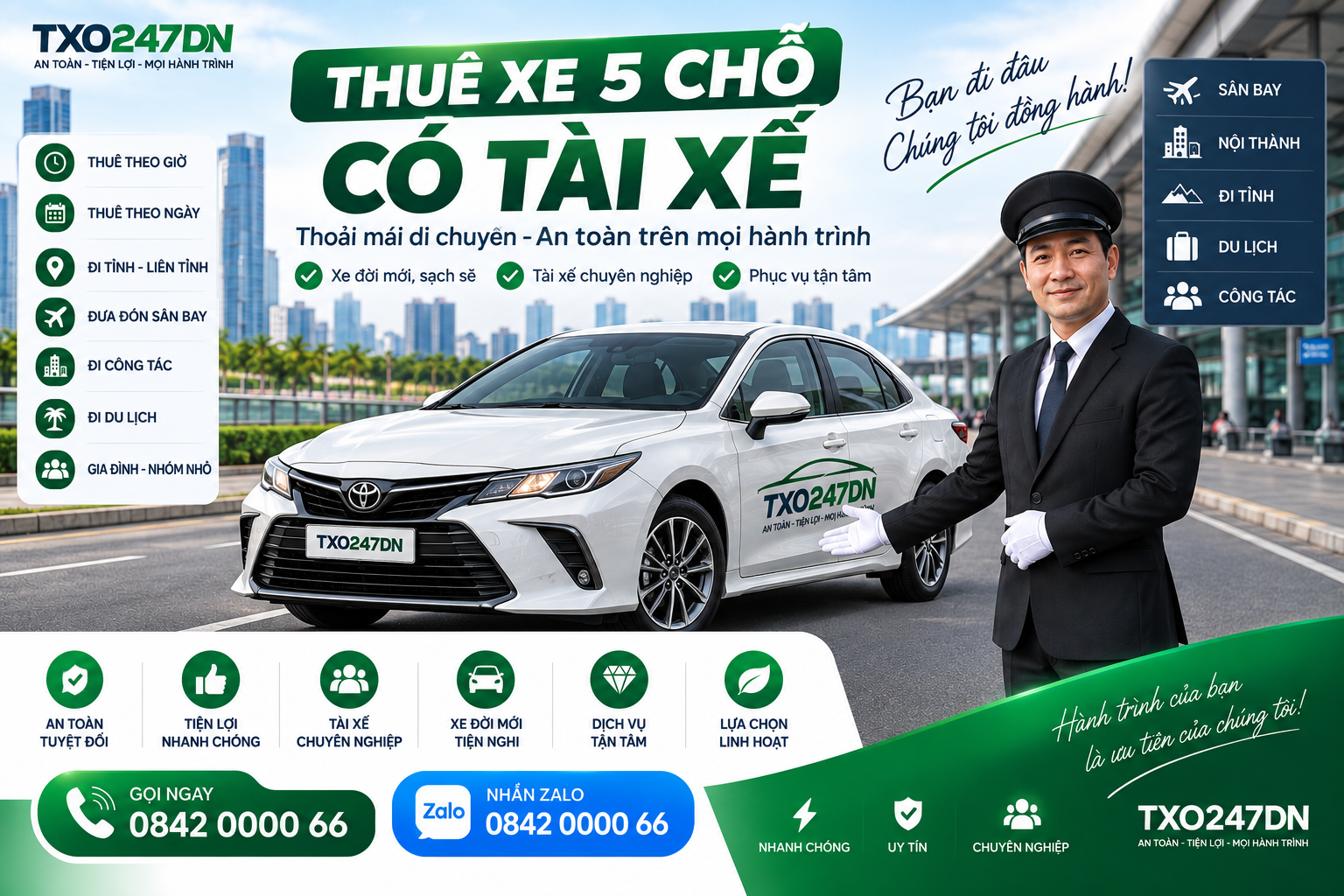 Thuê Xe Taxi 5 Chỗ