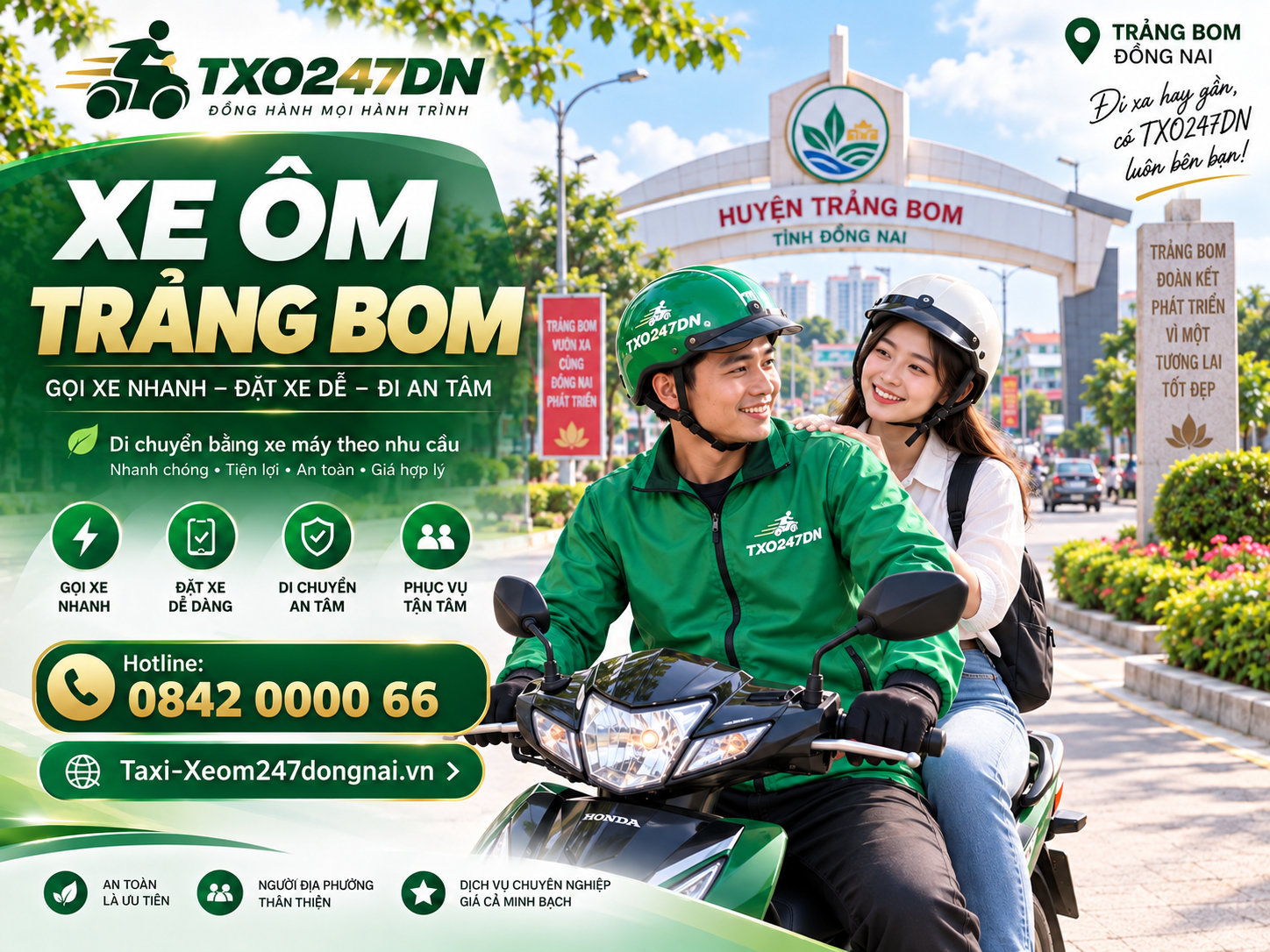 Xe Ôm Trảng Bom