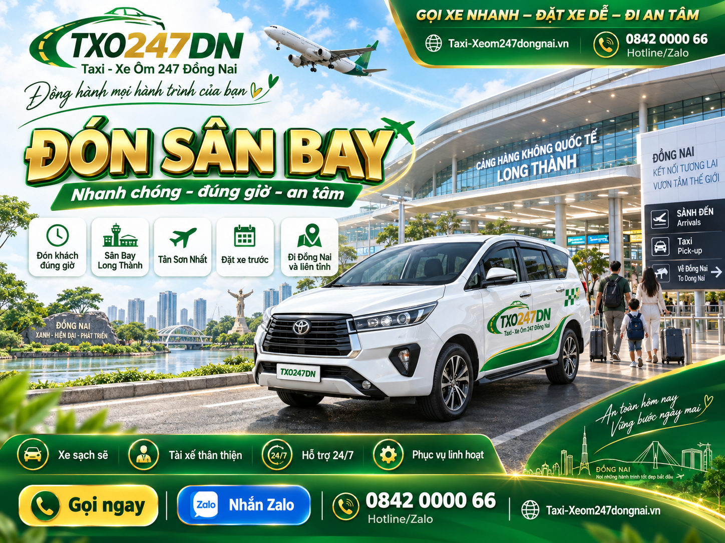 Taxi Đón Sân Bay